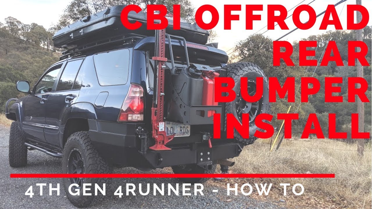 4th Gen 4Runner - CBI Offroad Rear Bumper Installation