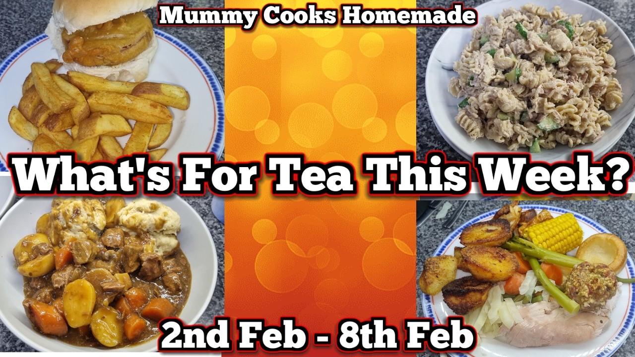 What's for tea this week? (2nd Feb - 8th Feb) 2026