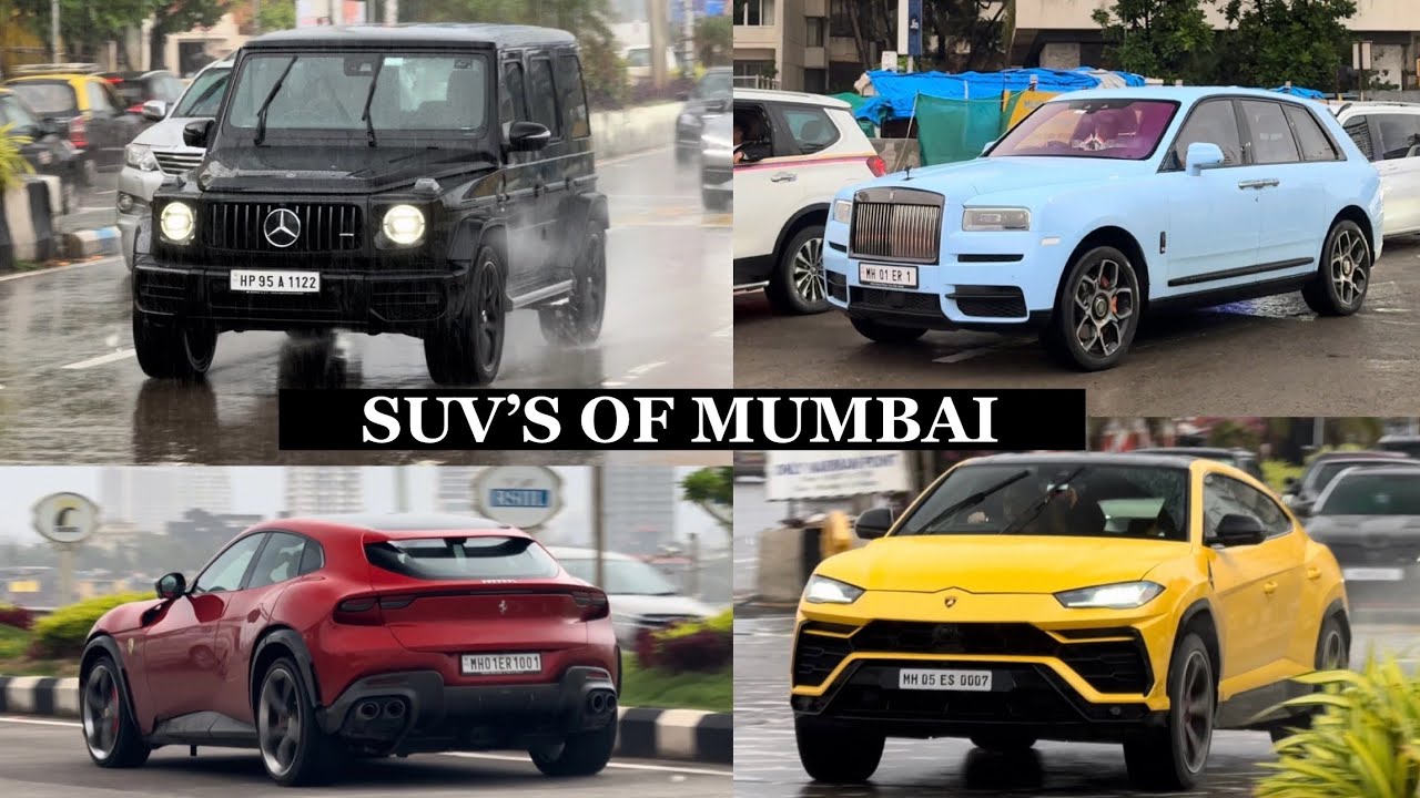 SUV'S OF MUMBAI 4K | India | #carspotter #carspotting #mumbai
