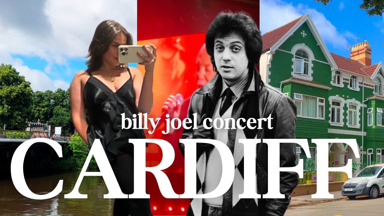 cardiff city vlog! billy joel concert, british pie and mash