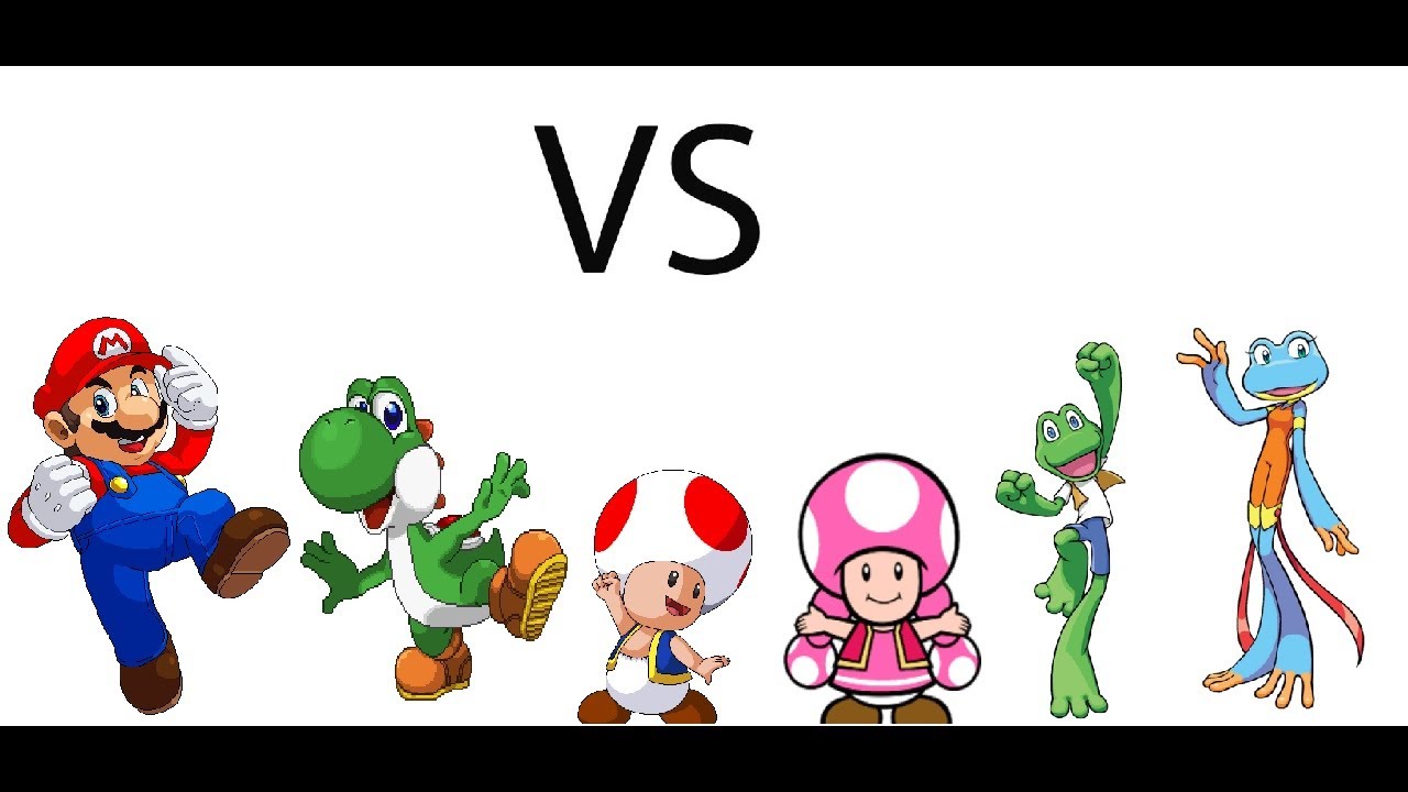 Super Smash Bros Crusade 0.9.4a Mods: Mario vs Yoshi vs Toad vs Toadette vs Frogger vs Berry