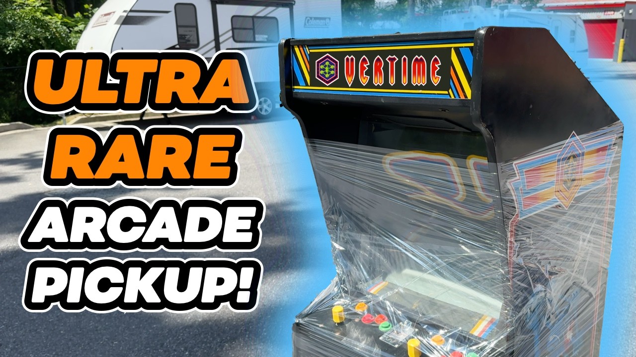 RARE arcade pickup + mini Warehouse Raid! 🏴‍☠️ Retrobotics home arcade tour! Sidam Bosconian part 1