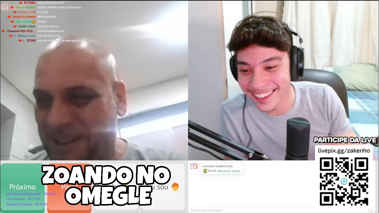Zaken NÃO TANKOU OS CARA NO OMEGLE KKKKK
