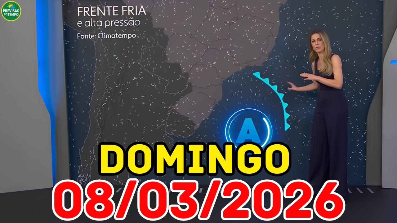 DOMINGO DE TEMPORAIS: Granizo e ventania atingem o Sudeste | Previsão do Tempo Jornal Nacional 08/03