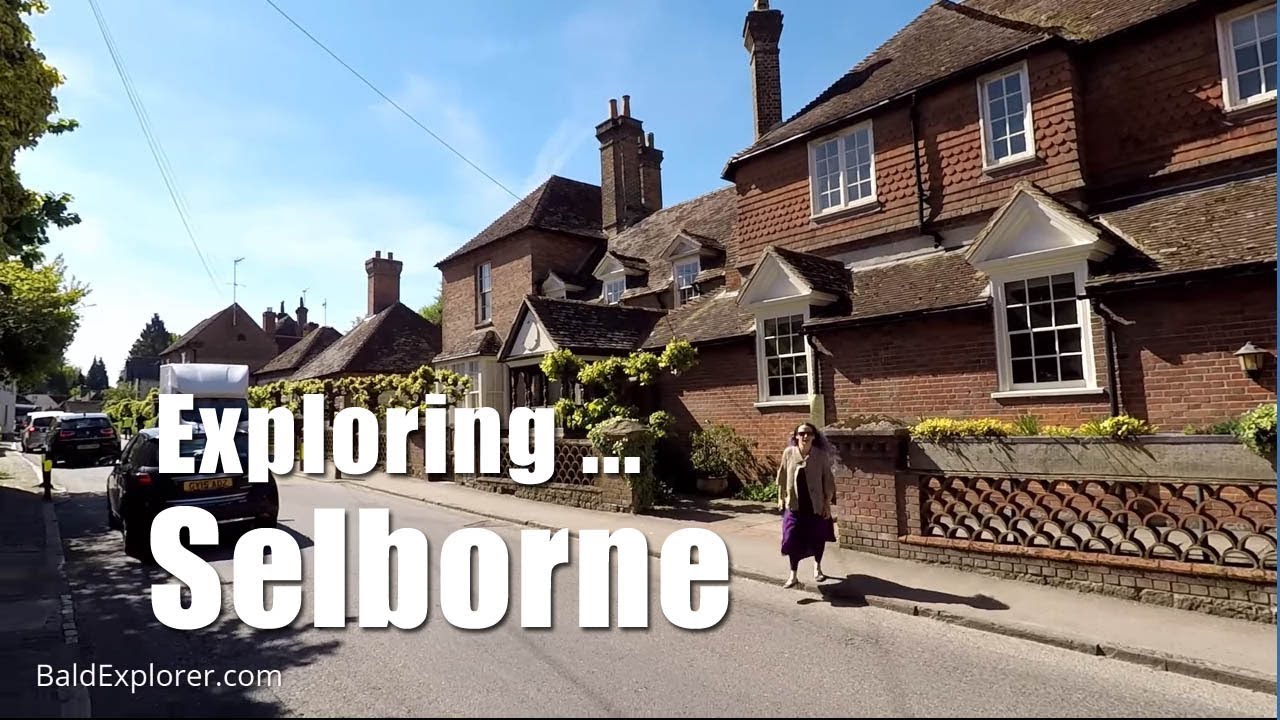 Walks in England: Exploring Selborne  High Street, Hants.