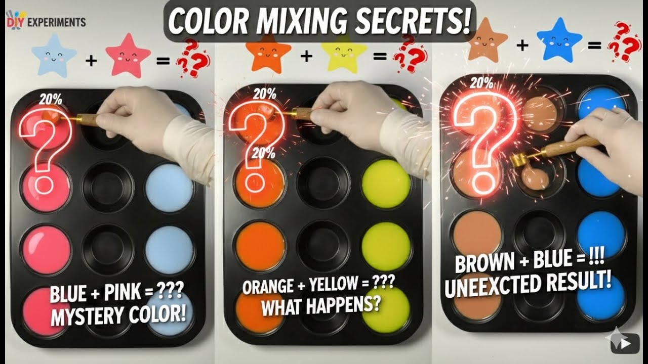 Color Mixing Marathon (11 MIN) 😍 | Smooth Gradients & Palettes
