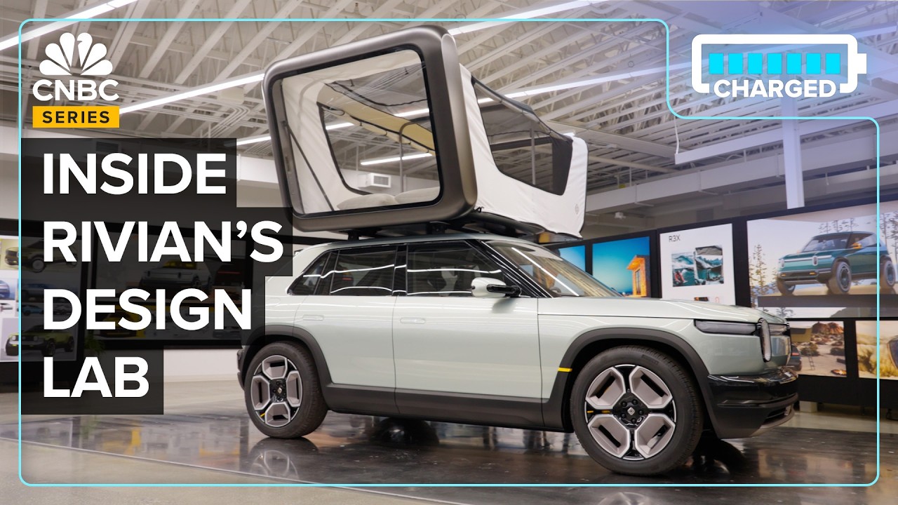 Что послужило вдохновением для уникального дизайна фар Rivian?