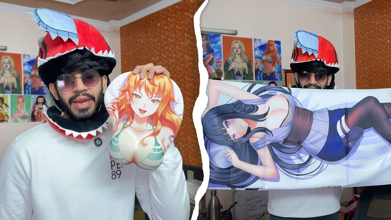 Nami's Mouse Pad 💀 Hinata's Body Pillow 💀 | Unboxing My Presents