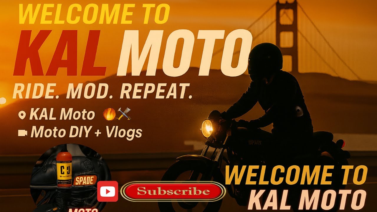 WELCOME to KAL Moto Vlogs | DIY Motorcycle Mods + Epic Rides 🏍️⚙️🔥