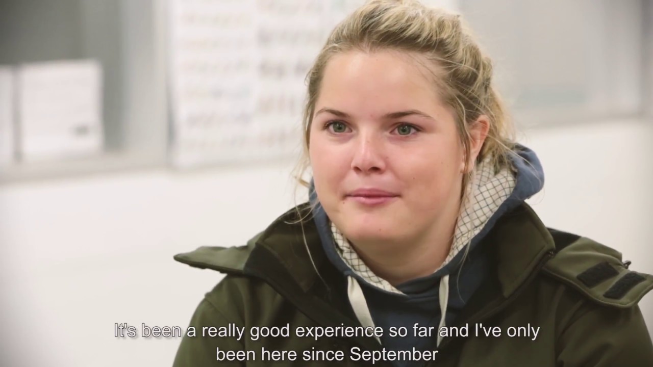 Sparsholt College Game & Wildlife Management Student Gemma talking about her experience