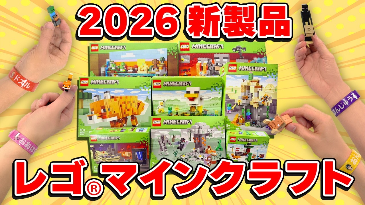 【実写】みんなで仲良く組み立てます！【レゴ&reg;マインクラフト】