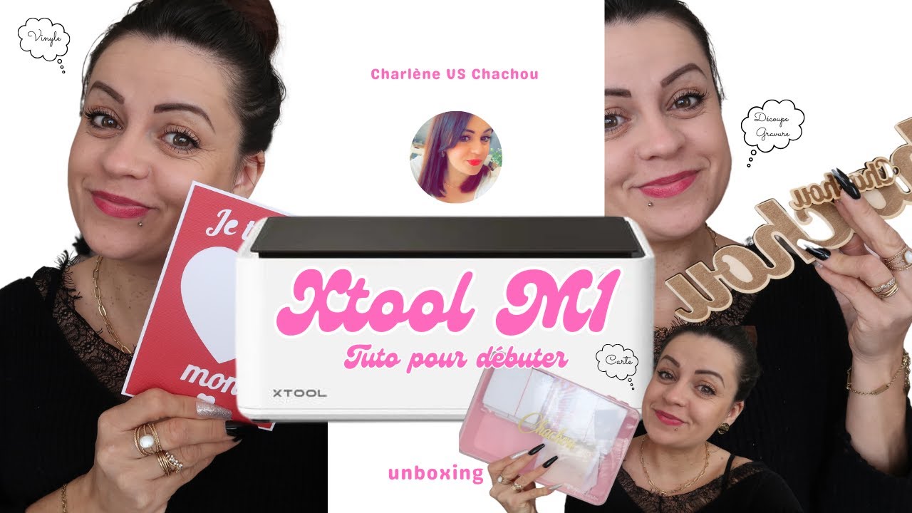 ❤️UNBOXING XTOOL M1 ❤️PRÉSENTATION & TEST DÉCOUPE AVEC PLUSIEURS MATIÈRES #xtoolm1 #xtool