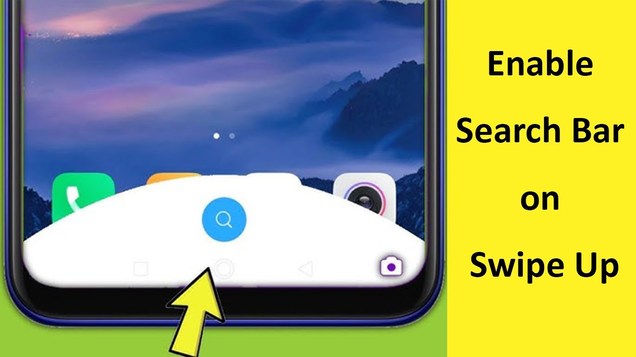 How to Turn On Search Bar When You Swipe Up on Home Screen Xiaomi Redmi Mobiles?
