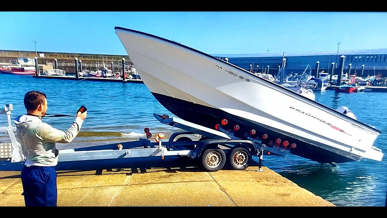 COMO SUBIR LANCHA (GRAUNNER 650 PRO)EN REMOLQUE SIN METERLO AL MAR,barco,carro,planeadora#9