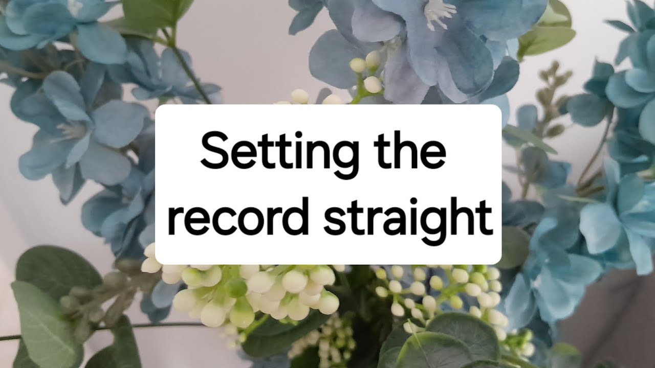 Setting the record straight. Clearing up dome misconceptions  for total transparency.