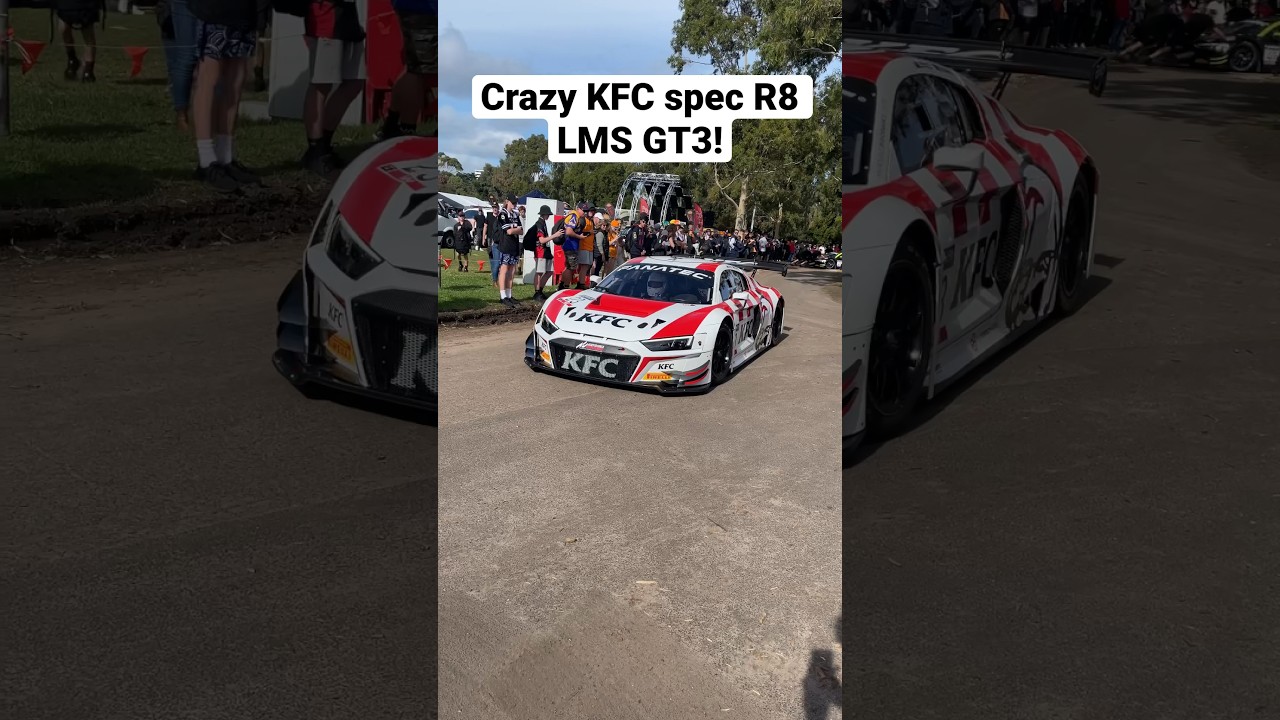 Crazy KFC spec Audi R8 LMS GT3 car at Australian F1 #audi #audir8 #r8