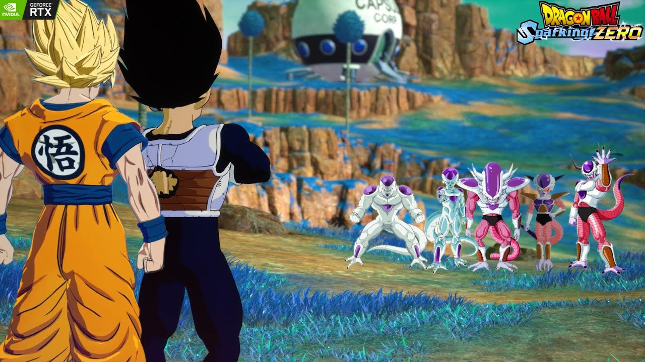 Goku & Vegeta Vs Frieza Form! Accurate Anime! Dragon Ball Sparking Zero
