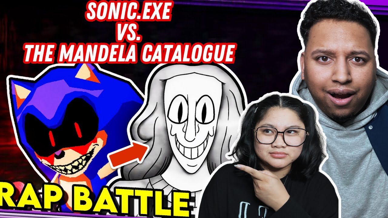 SONIC.EXE vs The Mandela Catalogue RAP BATTLE | Couple Reacts