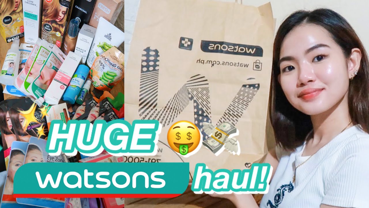 HUGE WATSONS HAUL 2020💸💸 MGA BAGONG PRODUCTS! (makeups, hair, body and skincares)
