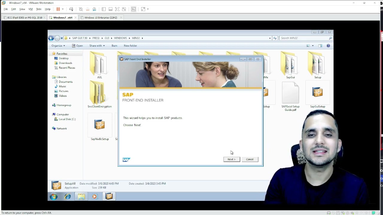 Instalação do SAP no windows 7 em 2024