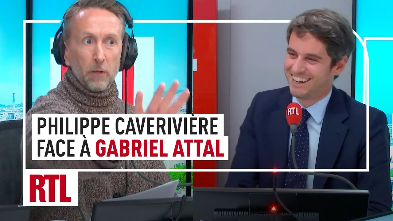 Philippe Caverivière face à Gabriel Attal 🤣