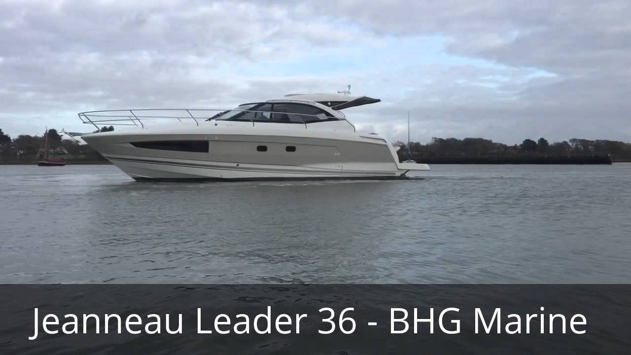 Jeanneau Leader 36 Manoeuvring with the Volvo Penta Joystick  - BHG Marine