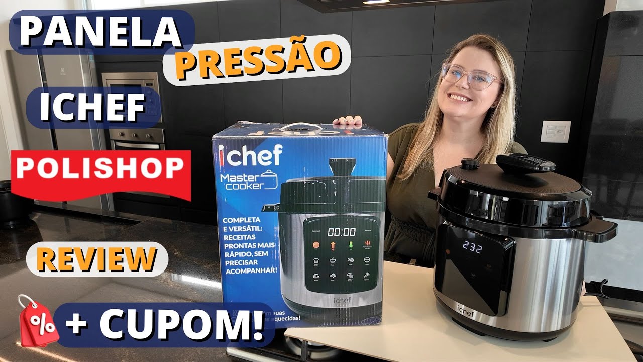 Panela de Pressão Elétrica Polishop Ichef | Review - Vale a pena?