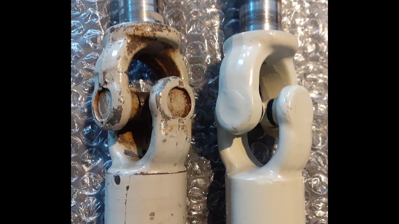 Lenksäule BMW 600, Gelenkkreuze erneuern, Teil 1/2