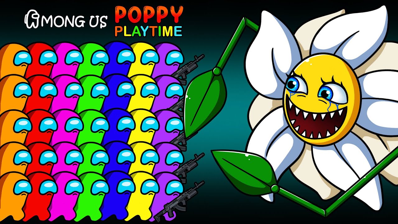 어몽어스 | Army Among Us Vs. Poppy Playtime Chapter 3 Characters | Among Us Animation