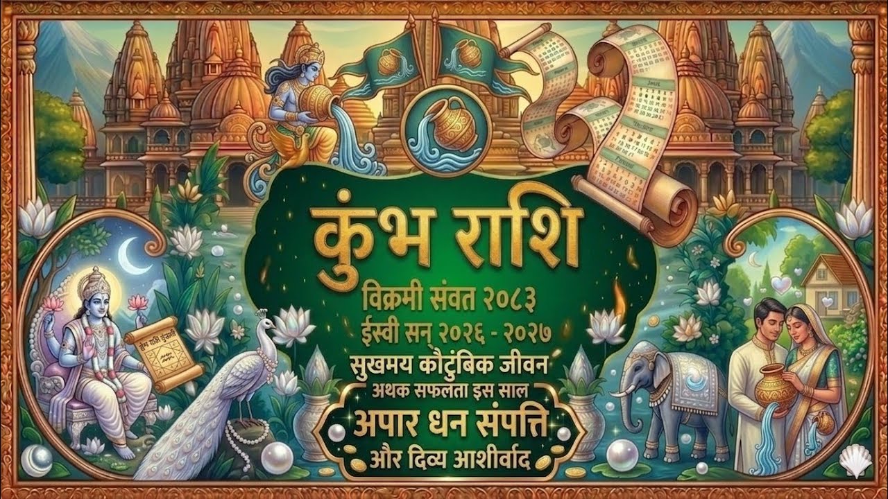 कुंभ राशि का विक्रमी संवत 2083 तथा वर्ष 2026- 27 का राशिफल #adhyatmikjyotish#jyotishvidhya#horoscope