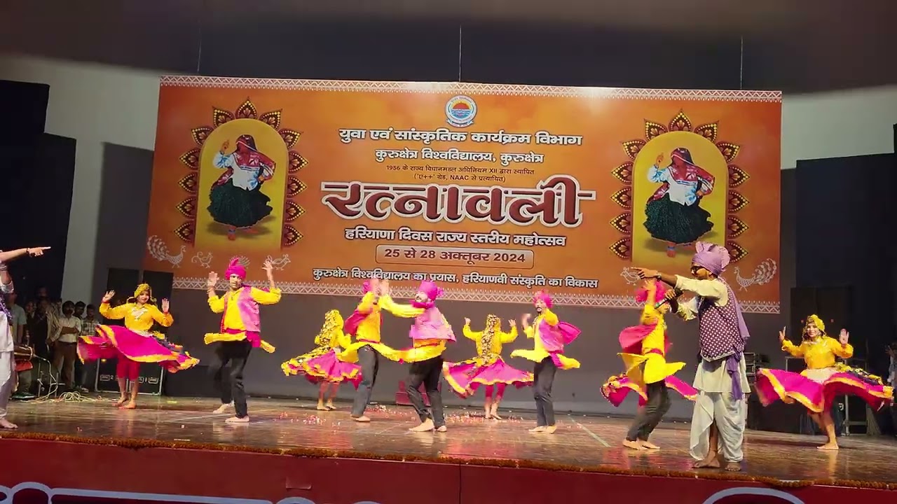 Haryanvi Pop Song by SD PG College Panipat at Ratnawali 2024 Kurukshetra University Ratnawali 2024