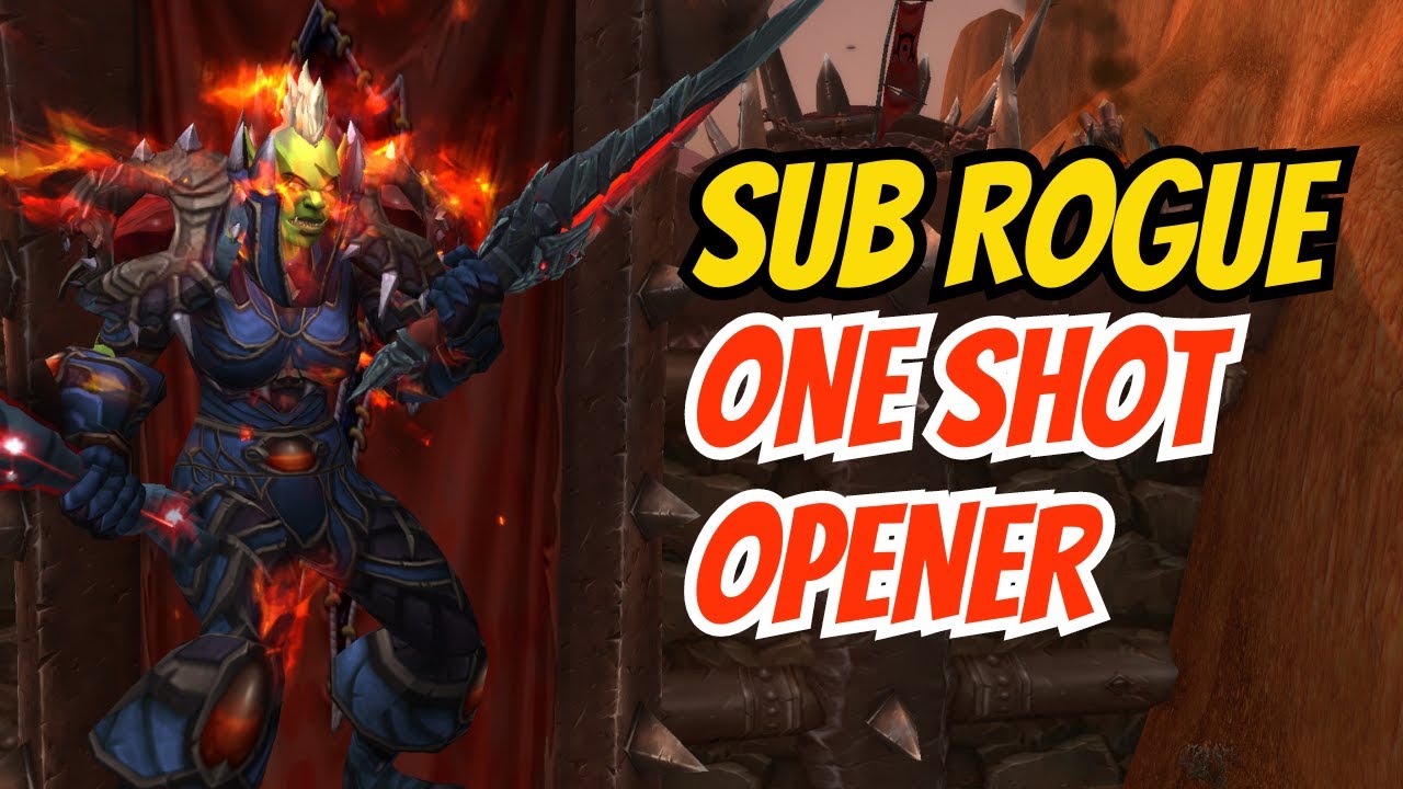 Sub Rogue One Shot Solo Shuffle - Sub Rogue PvP (Patch 10.1.7) 