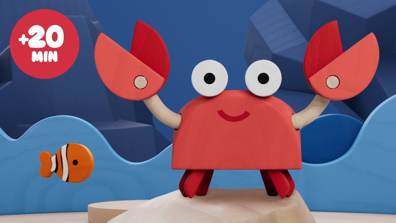 Animals from the Sea, the Farm and the Jungle 🦁🐬| Songs & Riddles for Kids | Pim Pam Pino