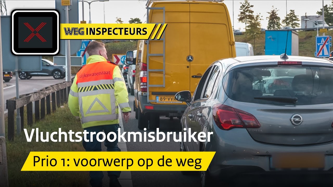 Levensgevaarlijke actie op de vluchtstrook! | Weginspecteurs #3