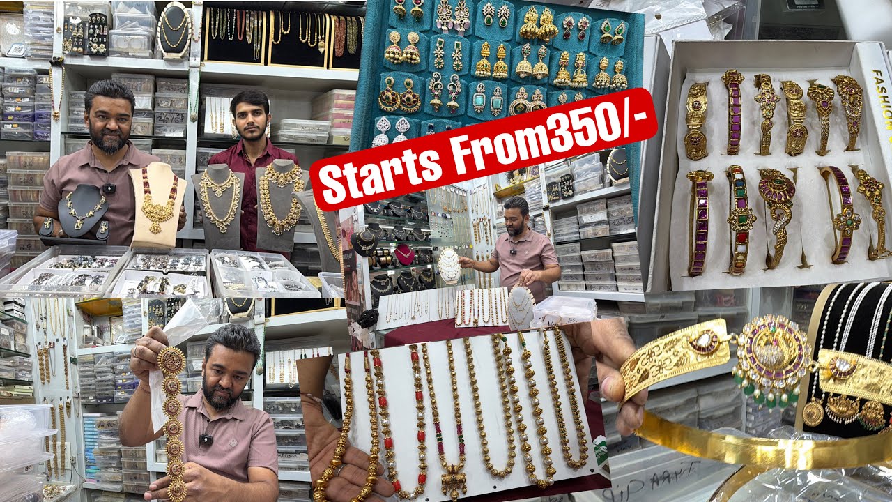 Chickpet Bangalore wholesale imitation Jewellery collections single piece courier available 