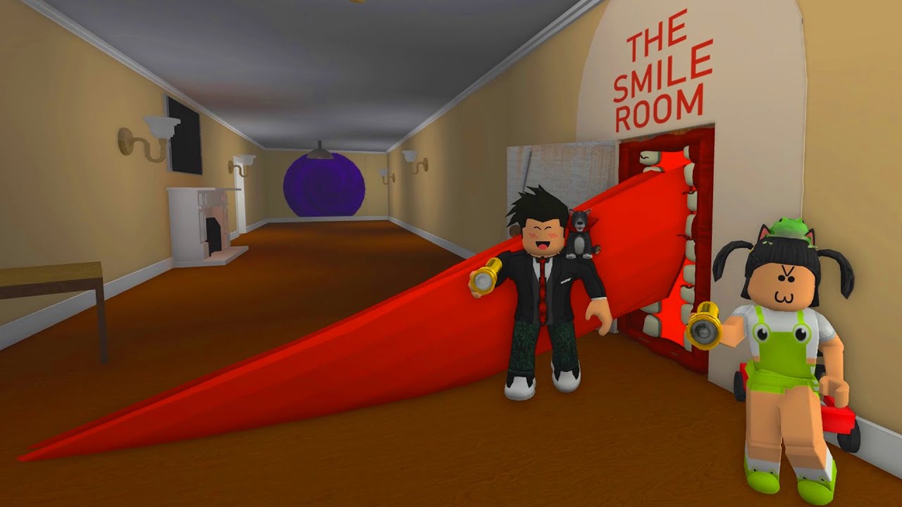 A SALA DO SORRISO MALVADO | Roblox - The Smile Room