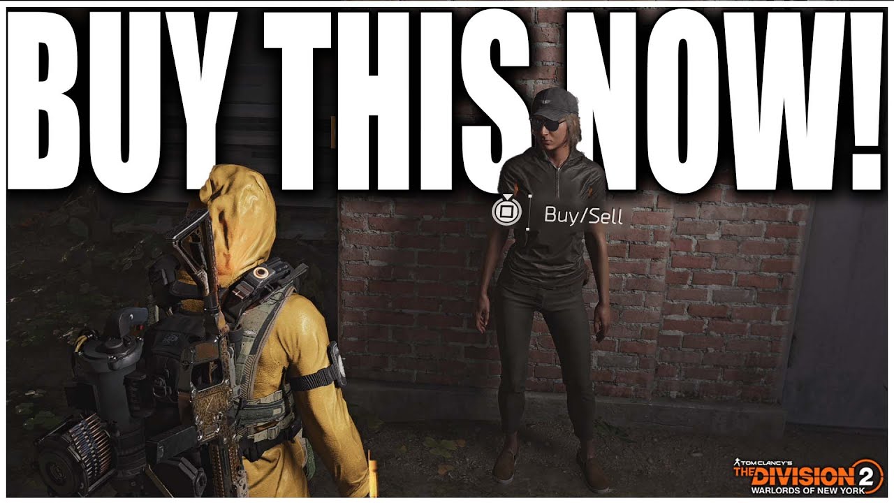 THE DIVISION 2 - BUY THIS NOW! CONTRACTOR GLOVES FOR SALE! DON'T THE GUNRUNNER BUYS OF THE WEEK!