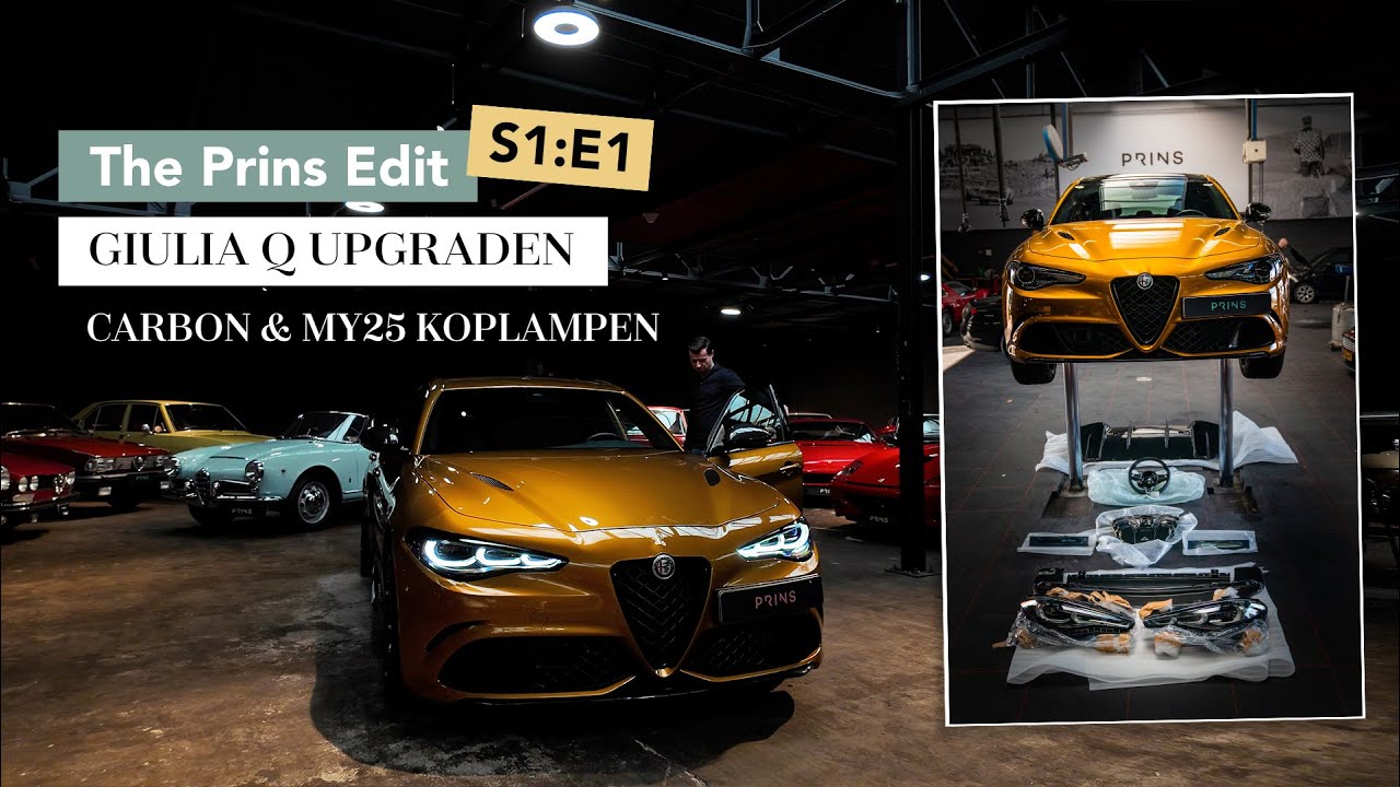 De Facelift Giulia Q die Alfa nooit maakte: Giallo Ocra 💛 | The Prins Edit #1