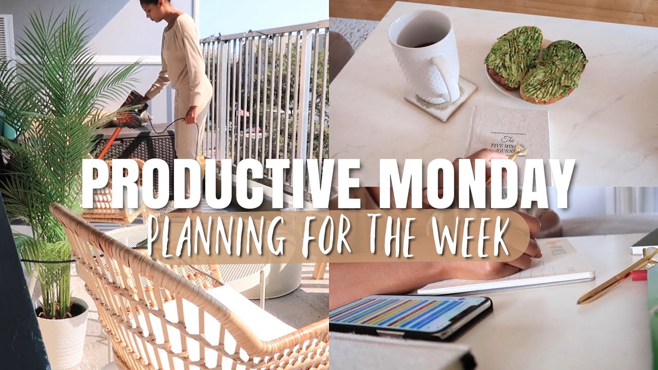 VLOG: Productive Monday, Planning For the Week, Cleaning
