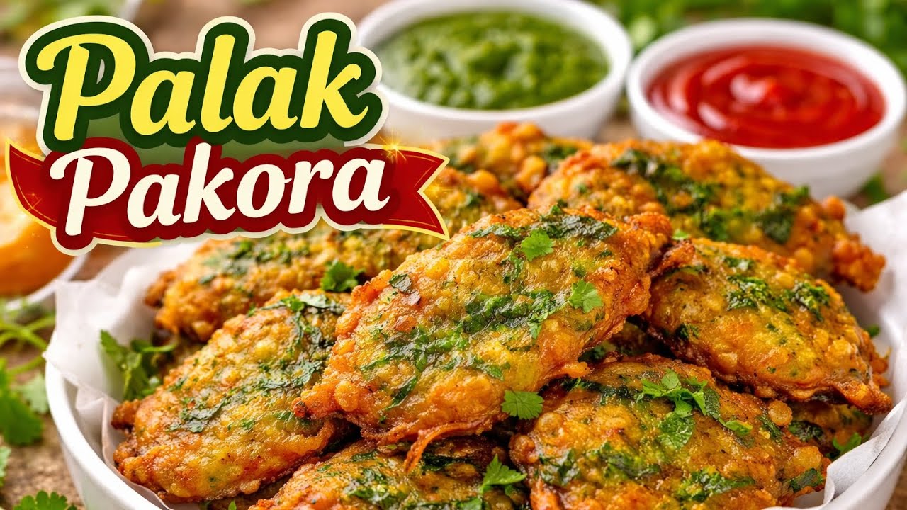 Ramzan Special Palak Pakora Recipe | Crispy Palak Pakoda | Iftar Special Snack