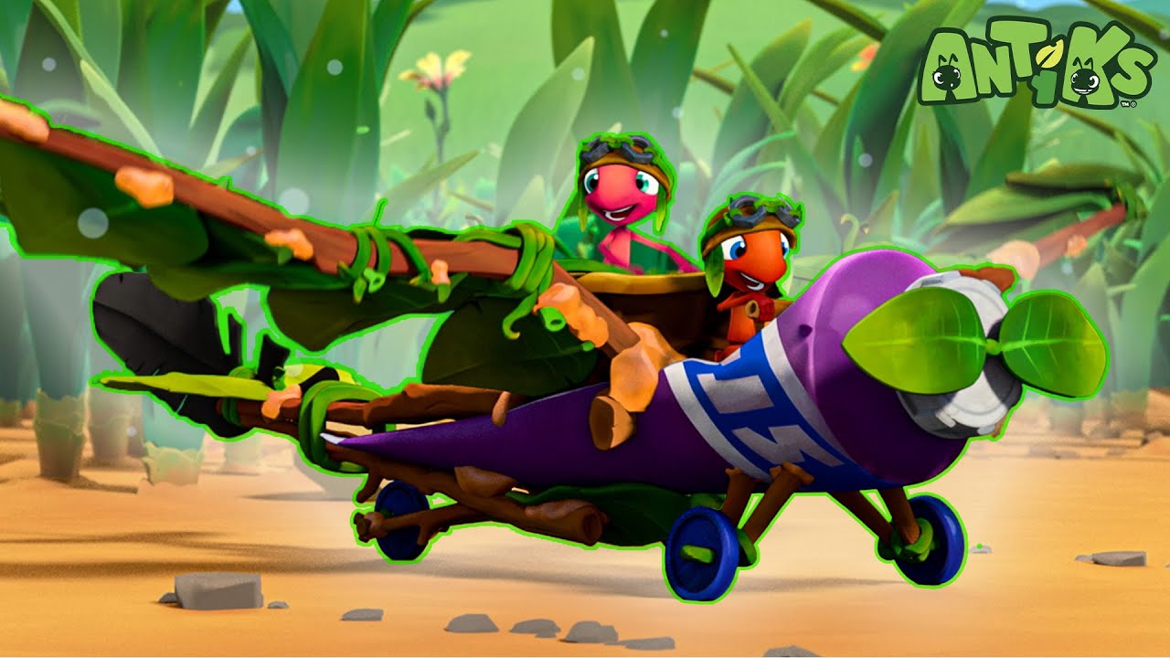 Ants Build A Plane | Antiks | Moonbug Create