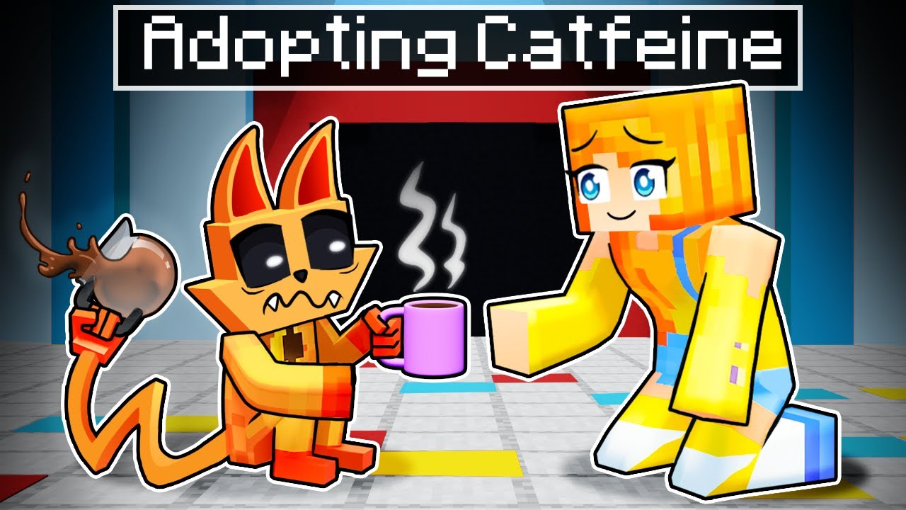 I Adopted BABY CATFEINE in Minecraft!?