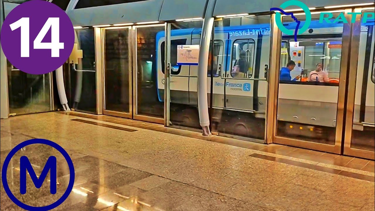 Métro Ligne 14 MP14 - Saint-Lazare [GROS ÉTINCELLES]