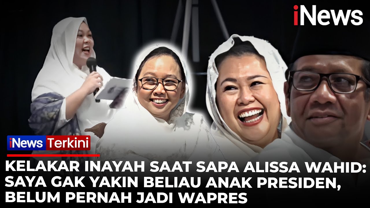 Tawa Pecah di Haul ke-6 Gus Dur! Canda Inayah Saat Sapa Alissa Wahid: Belum Pernah Jadi Wapres
