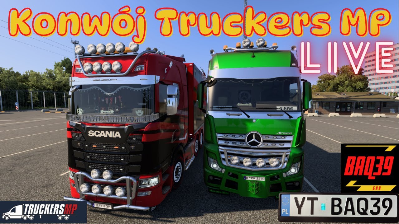 Konwój Urodzinowy @SimPad Truckers MP ETS 2 z widzami Live 15.09.2025 #100