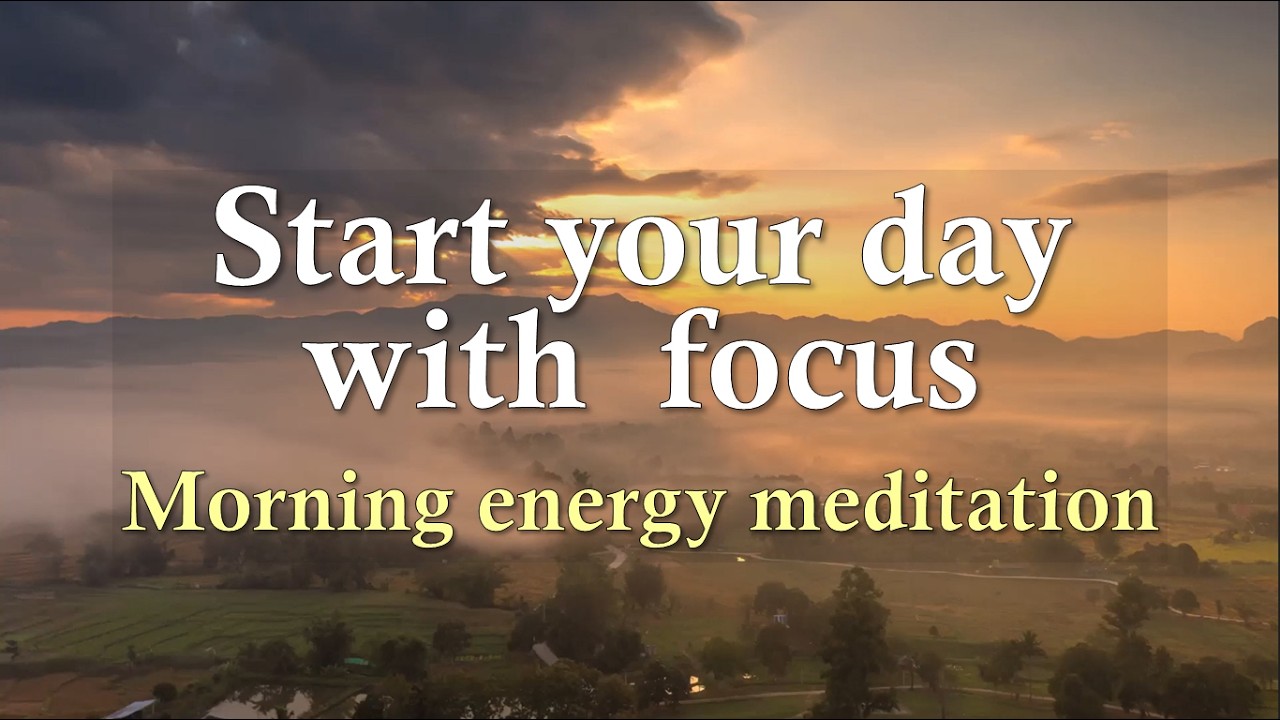 Morning Energy Boost Guided Meditation 🌅 Awaken, Focus & Energize