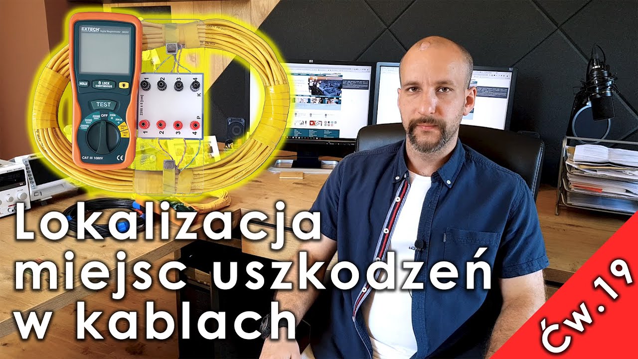 AGH - Metrologia - Ćw. 19: Lokalizacja miejsc uszkodzeń w kablach