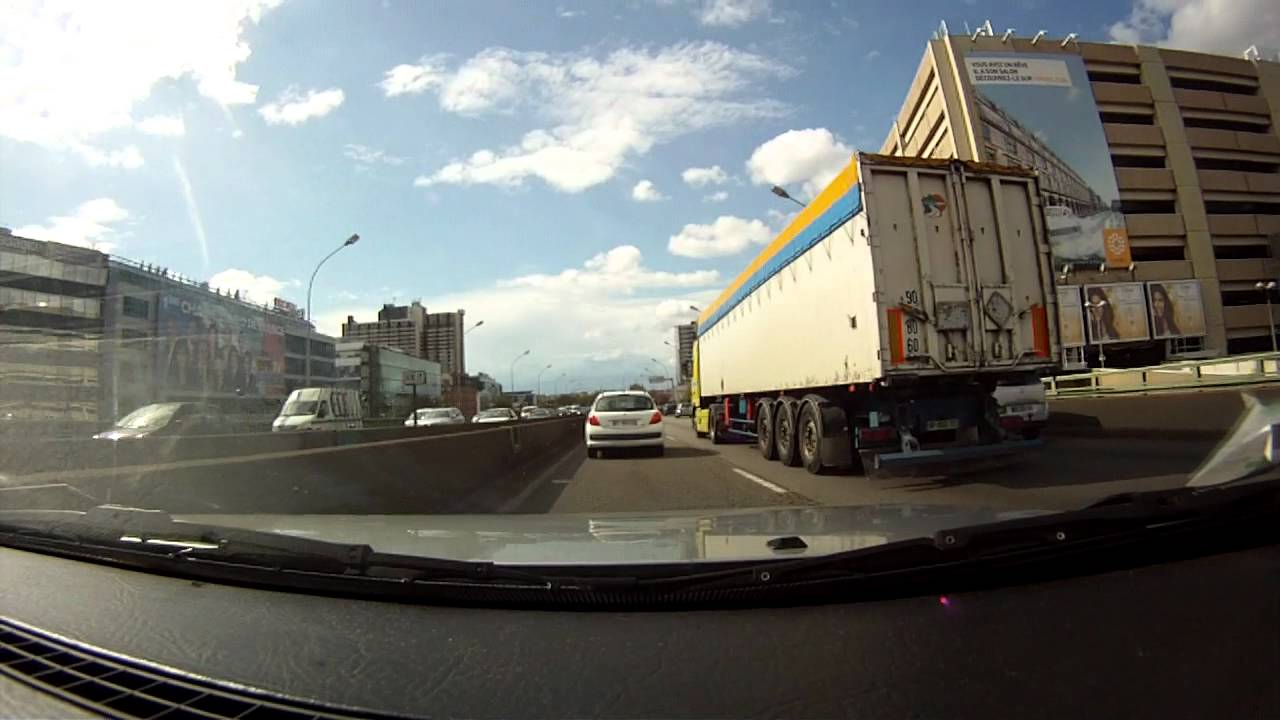 Driving In France-Paray Vieille Poste-Aeroport Orly-Paris,Bd. Peripherique-Neuilly Sur Seine