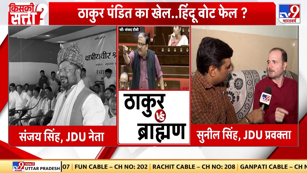 Bihar में 'ठाकुर' विवाद...संयोग या प्रयोग ? | Manoj Jha | RJD | Shakti Yadav