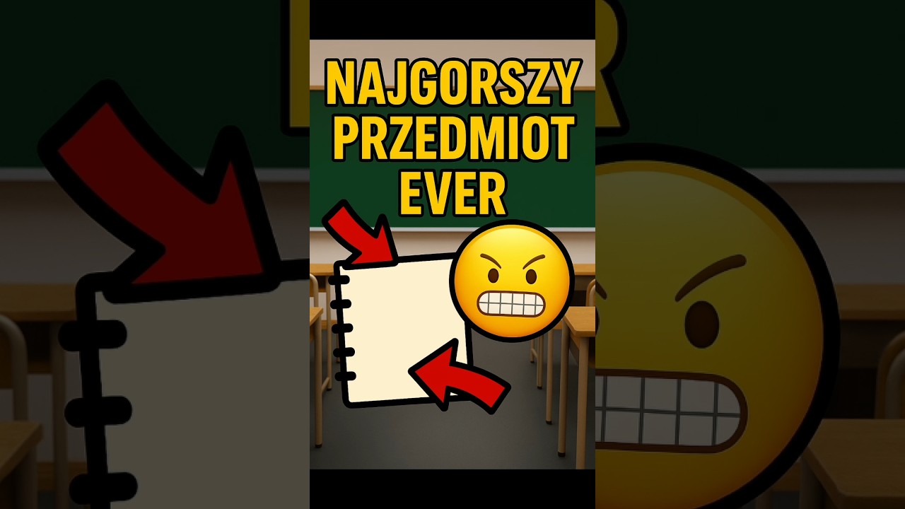 Tier lista PRZEDMIOT&Oacute;W SZKOLNYCH 🏫🤓 #shorts